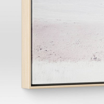  60" X 40" Plains Framed Wall Canvas In Pine Frame - Threshold™