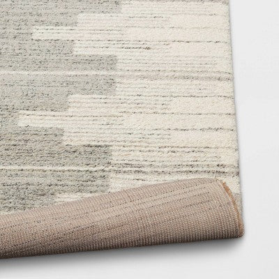  Modern Lines Plush Area Rug Cream - Threshold™