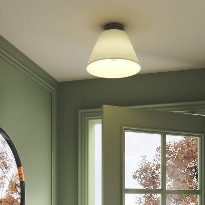  Flush Mount Simple Classics Collection Ceiling Light White - Threshold™