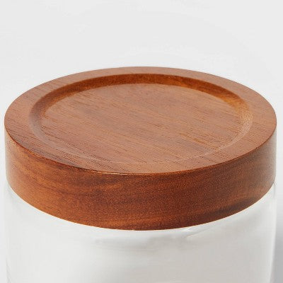  Canister Acacia/Glass Medium - Threshold™