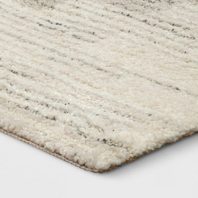  Modern Lines Plush Area Rug Cream - Threshold™