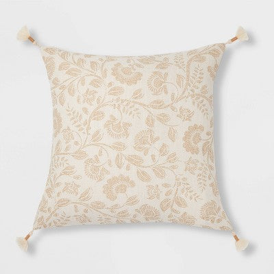  Jacobean Square Throw Pillow - Threshold™