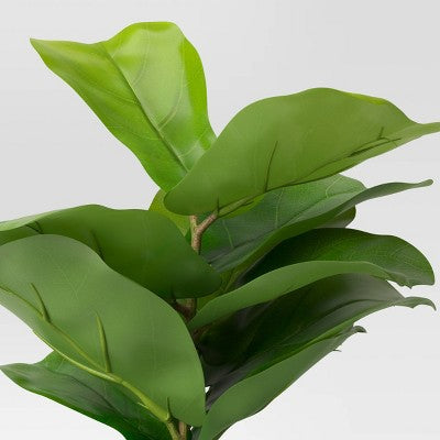  15" X 10" Artificial Fiddle Leaf Plant In Pot - Threshold™