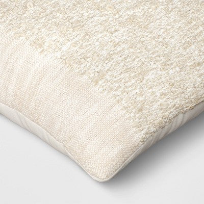 Textural Solid Square Throw Pillow - Threshold™