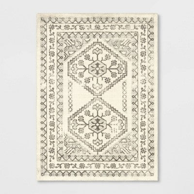  Distressed Persian Accent Rug Cream - Threshold™