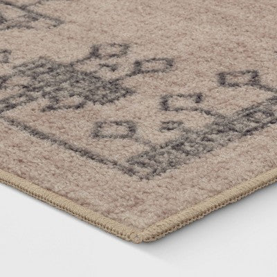  Hancock Distressed Center Motif Rug Beige - Threshold™