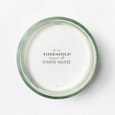  Clear Glass Santal & Ginger Candle White - Threshold™ Designed With Studio McGee