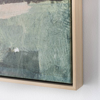  36" X 36" Treeline Abstract Framed Canvas - Threshold™ Designed With Studio McGee