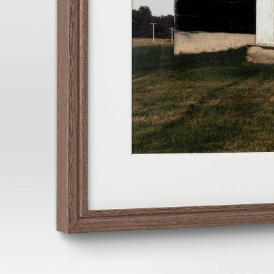  24" X 30" Barn Framed Poster Black - Threshold™: Countryside Elegance, Vintage Artistry