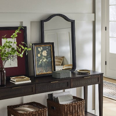  12" X 16" Floral Cotton Canvas Framed Wall Art - Threshold™ Designed With Studio McGee : Vintage Botanical Decor