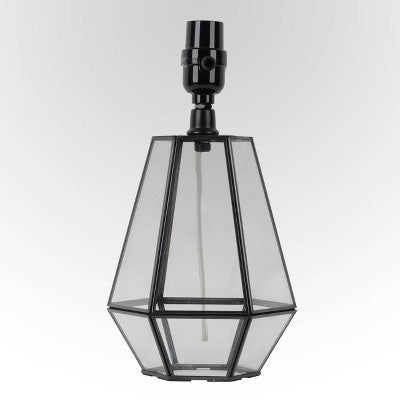  Small Terrarium Table Lamp Base Black - Threshold™