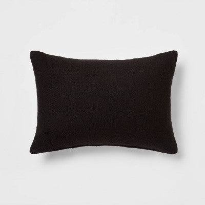  Oblong Boucle Color Blocked Decorative Throw Pillow - Threshold™
