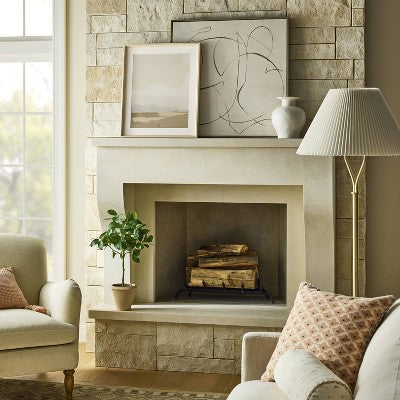  30"x30" Line Abstract Framed Canvas Wall Art - Threshold™ Designed With Studio McGee