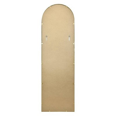  20" X 65" Arched Metal Leaner Mirror Brass - Threshold™