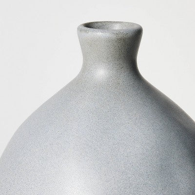  Ceramic Slate Vase Gray - Threshold™ Designed With Studio McGee