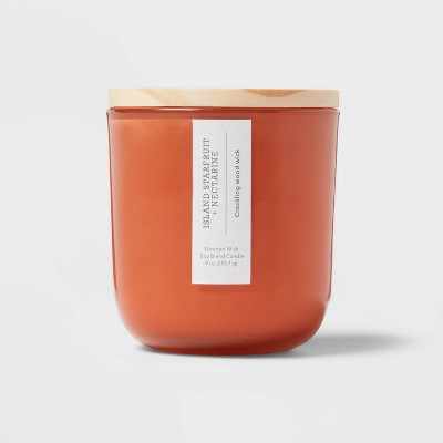  Island Starfruit And Nectarine Candle Orange - Threshold™