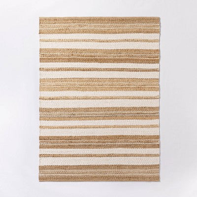  Riverton Striped Jute/Wool Area Rug Tan - Threshold™ Designed With Studio McGee