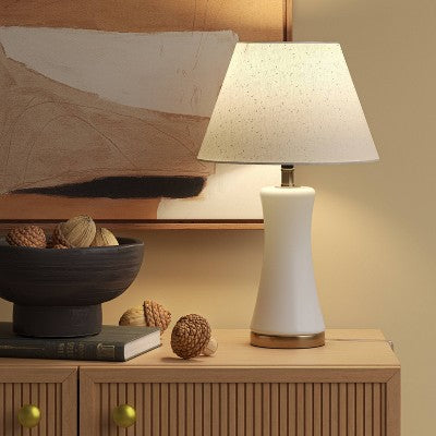  Small Opal Glass Lamp Base White - Threshold™
