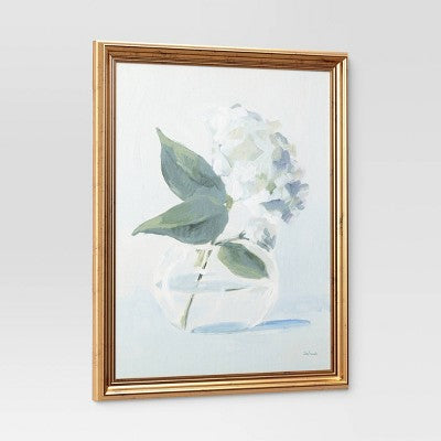  16" X 20" Harmonious Bouquet Framed Wall Cotton Canvas Board - Threshold™