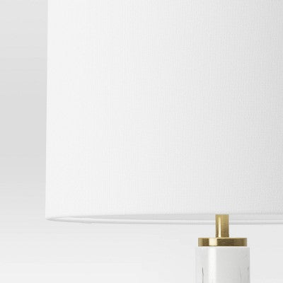  Faux Marble Stick Floor Lamp - Threshold™