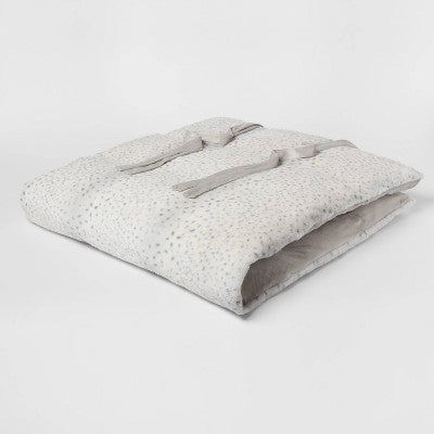  Luxe Faux Fur Lounge Pillow Ivory - Threshold™