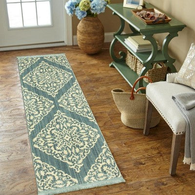  Medallion Diamond Shapes Woven Rug - Threshold