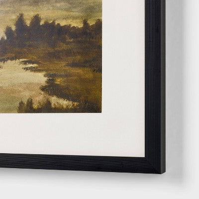  20"x16" Marshland At Dusk Framed Wall Art - Threshold™ Designed With Studio McGee