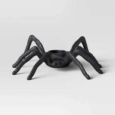  Halloween Spider Candle Holder Black - Threshold™