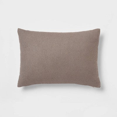  Oblong Boucle Color Blocked Decorative Throw Pillow - Threshold™
