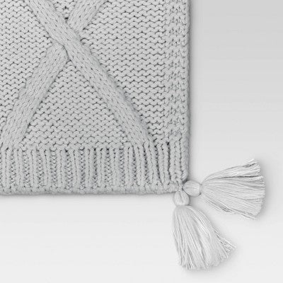  Chunky Diamond Knit Throw Blanket - Threshold™