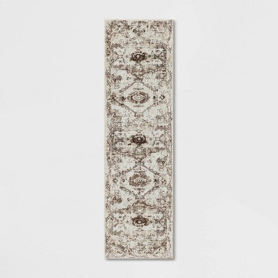  Stanfield Companion Distressed Scroll Area Rug Cream - Threshold™