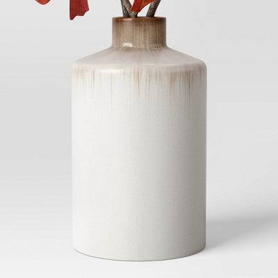  Oak Leaf Arrangement In Ceramic Pot - Threshold™