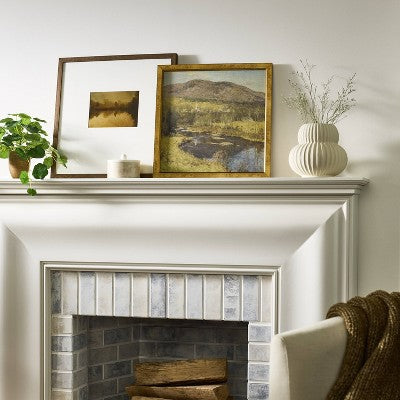  20"x20" Warm Landscape Framed Wall Art - Threshold™ Designed With Studio McGee