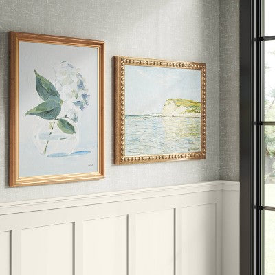 16" X 20" Harmonious Bouquet Framed Wall Cotton Canvas Board - Threshold™