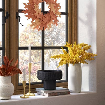  Goldenrod Artificial Plant Arrangement In Ceramic Pot - Threshold™