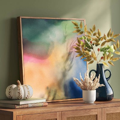  24"x24" Abstract Canvas Framed Art - Threshold™